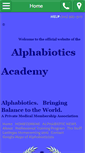 Mobile Screenshot of alphabioticsacademy.com