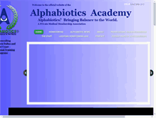 Tablet Screenshot of alphabioticsacademy.com